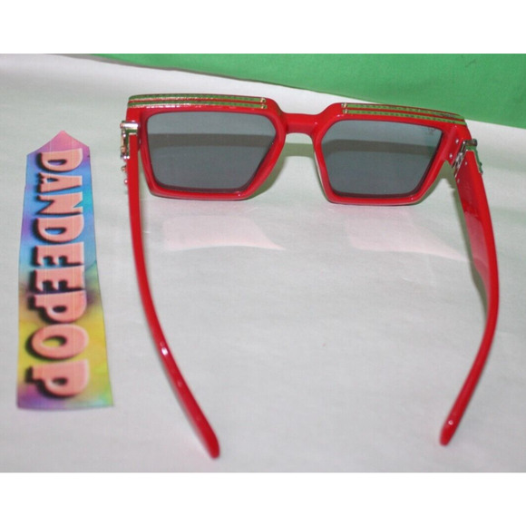 Louis Vuitton Millionaire Red Frame Men's Sunglasses Z1165W - Picture 6 of 16